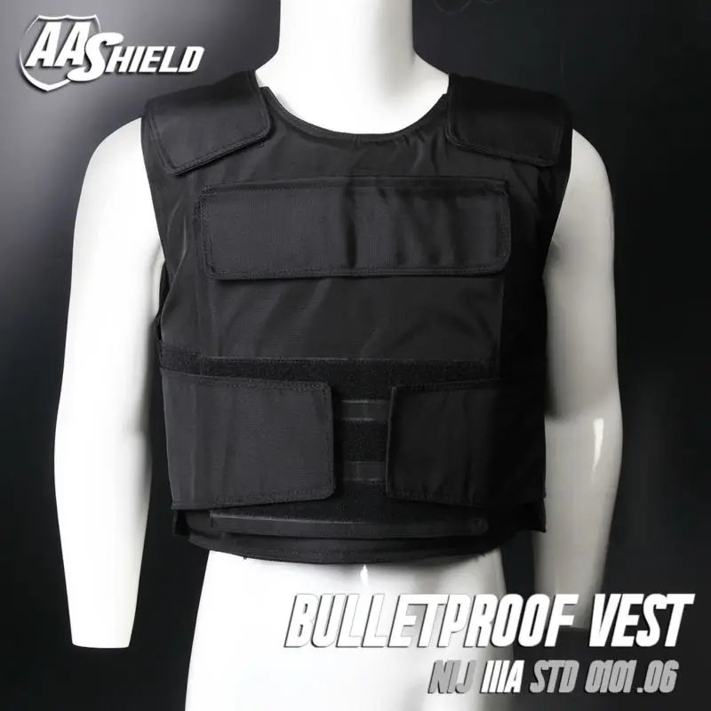 New Small Tactical Plate Carrier IIIA Body Armor BulletProof Vest with Inserts