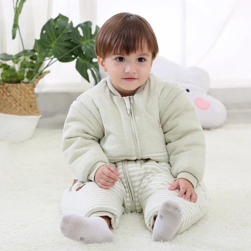 

Pure Cotton Infant Sleeping Bag Warm Winter Thickening Children Sleeping Sacks Anti-kick Infant Envelope Sleeping Bag Blanket
