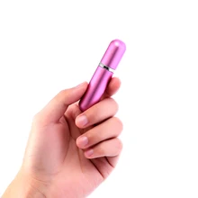 10colors 1pieces 5ml Refillable Portable Mini perfume bottle&Traveler Aluminum Spray Atomizer Empty Parfum Bottle Free Shipping