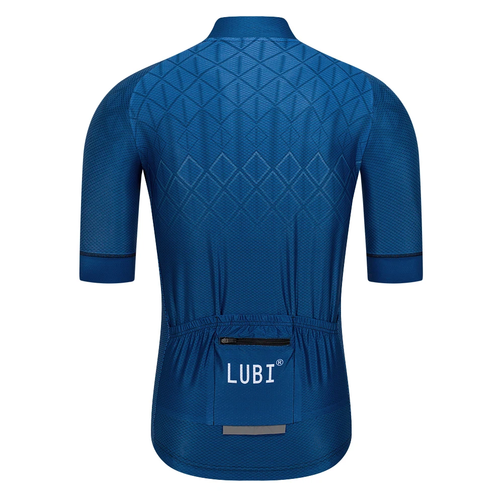 LUBI черный синий мужской летний Pro Team Велоспорт Джерси с коротким рукавом велосипедная рубашка дышащая одежда для гонок MTB Одежда для велоспорта