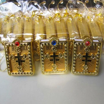 

FREE SHIPPING BY DHL 200pcs/lot 2015 Pocket Bibile Keychains Mini Bible Keyrings for Gifts