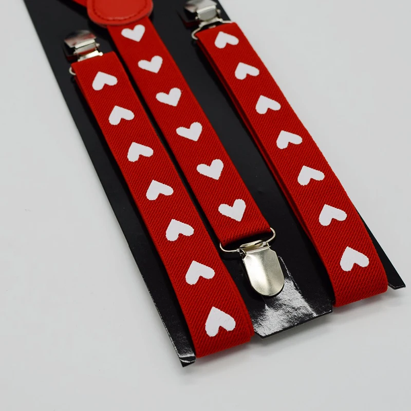 Red-color-adult-suspender-with-3clips-whiteggfg