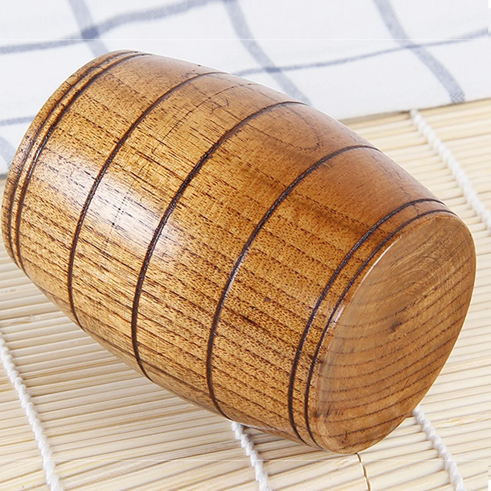 1 шт. японский Деревянный Стакан с одной деревянной изоляцией чайная чашка круглый живот креативные напитки посуда для напитков