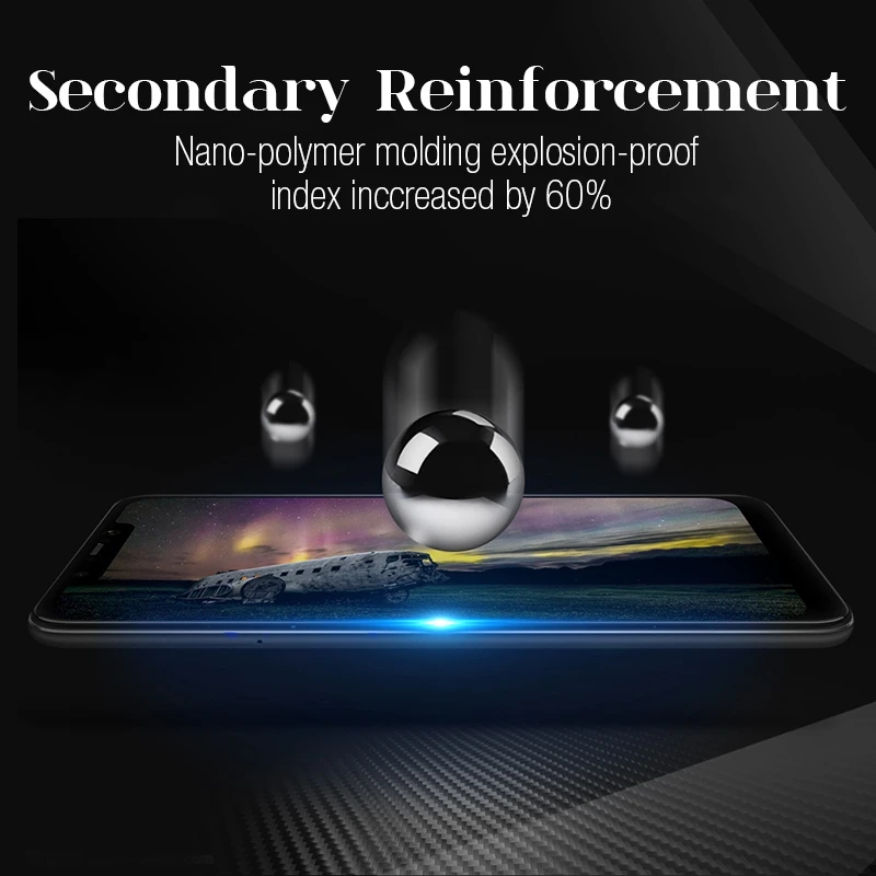 TOMKAS Xiaomi Pocophone F1&nbsp;Tempered Glass Scratch Proof Screen Protector For Xiaomi Mi 8 Glass&nbsp;Protector&nbsp;Xiaomi Mi 8 SE Glass