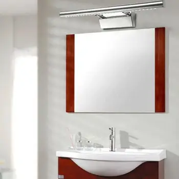 

5W Elegant Silver 21 LED Wall Light Bathroom Mirror Warm White/White Washroon Wall Lamp Fixtures Aluminum Boby & Stainless Steel