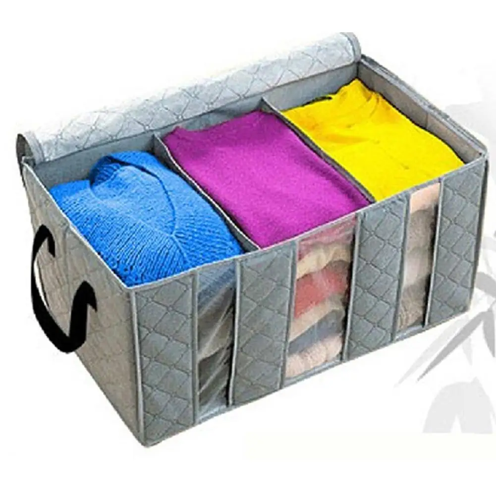 

HOT SALE! Large Capacity Foldable Storage Bag Clothes Blanket Closet Sweater Organizer Box
