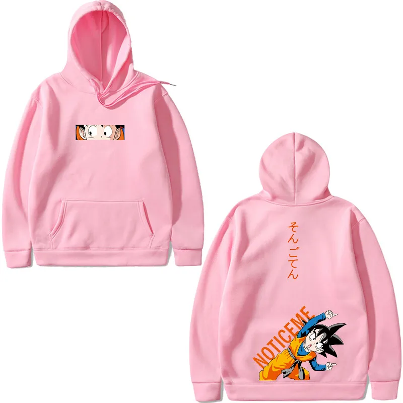 Харадзюку японская манга Sudadera Dragon Ball толстовки для мужчин и женщин любителей хип-хоп Goten трусы плюс бархатные Свободные толстовки для пар