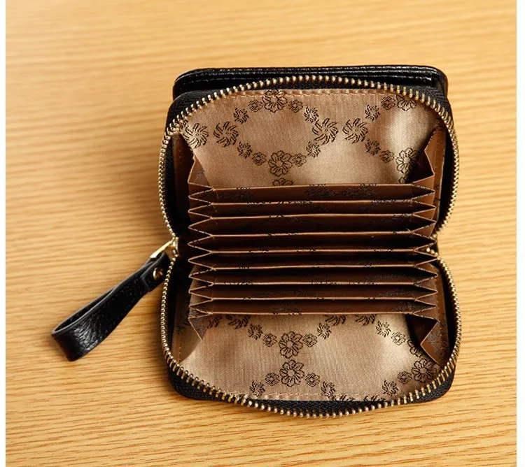 Women genuine leather wallets 17-1