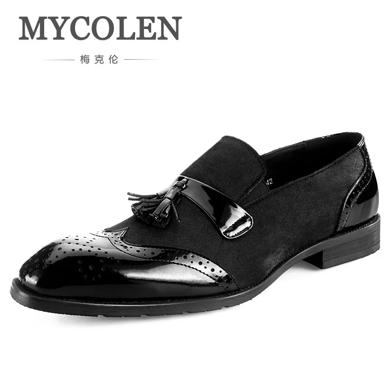 

MYCOLEN The New Listing Brand Tassel Men Shoes Breathable Comfortable Men Loafers Luxury Men's Men Brogue Casual Shoes