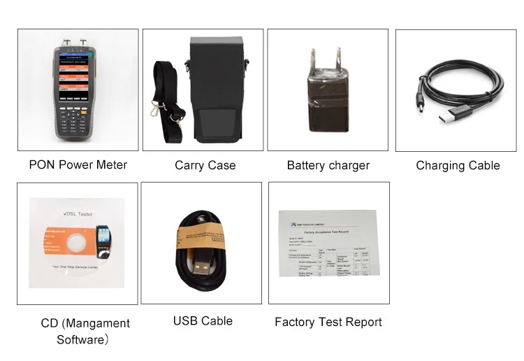 PON оптический Мощность метр с 1 МВт VFL и оптический Мощность метр для EPON GPON xpon OLT-ОНУ 1310 /1490/1550nm tm70b-ov1