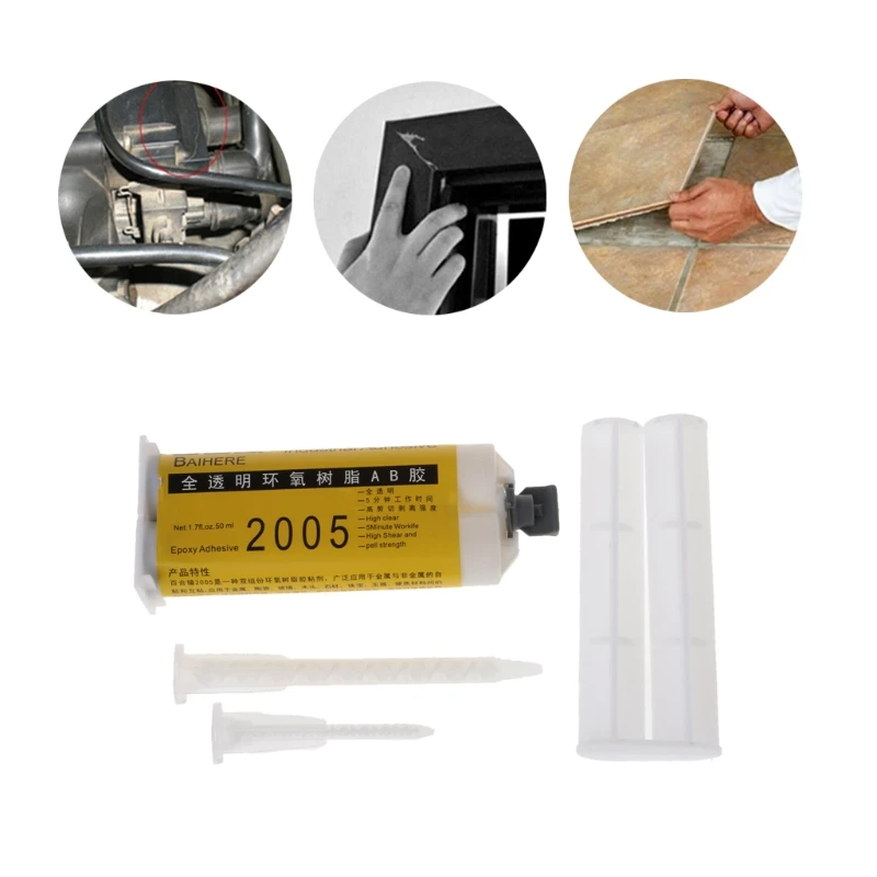 

Epoxy Resign Liquid Glue AB Touch Adhesive Super Strong Fabric Repair Tool Glas