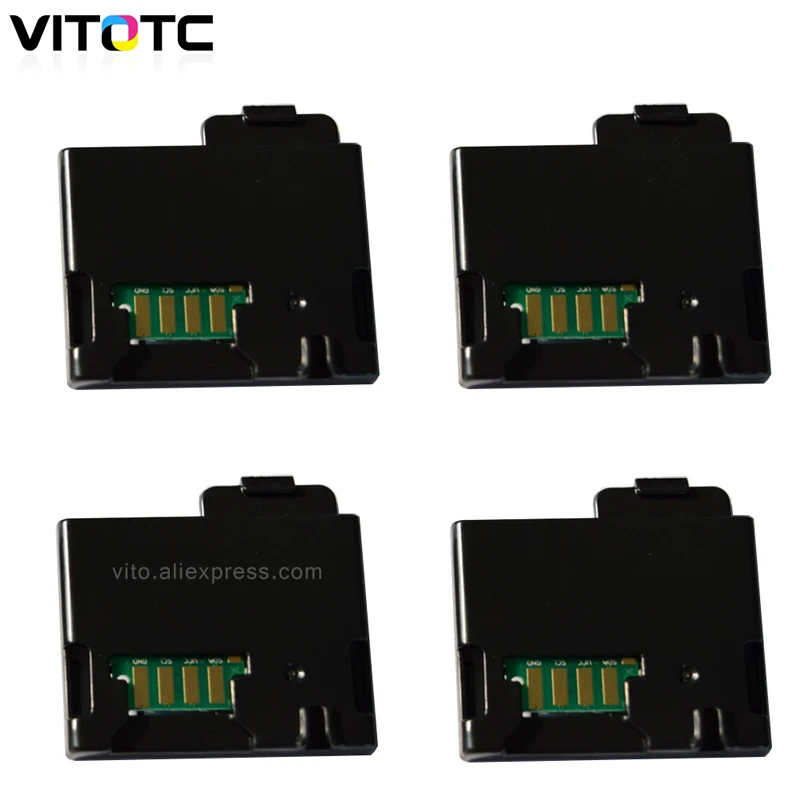 4x Toner Chip With Chip Cover Compatible For Xerox Phaser 6020 6022 Workcentre 6025 6027