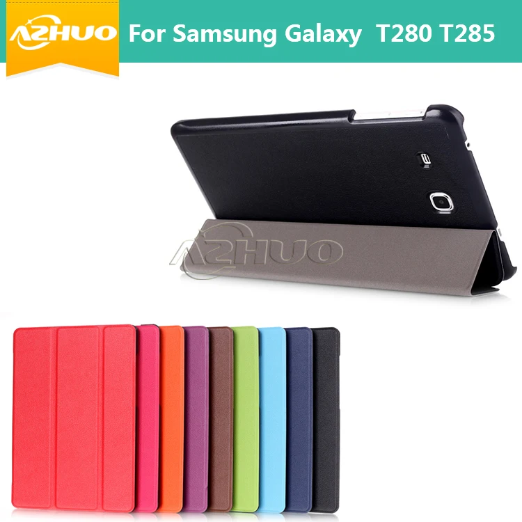 2017 Business Pu Leather Stand Case Cover Shield For Samsung Galaxy Tab A 7.0 LTE T285 T280 SM-T285 SM-T280+protector gift | Компьютеры и