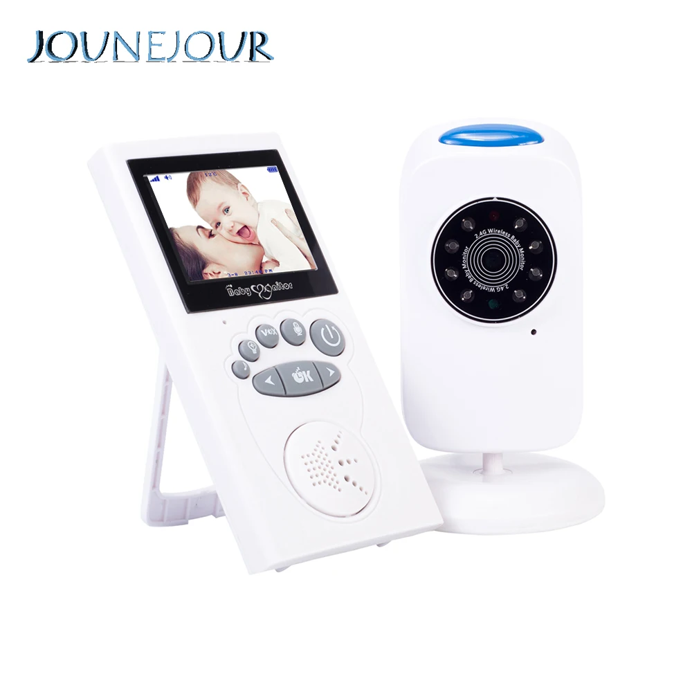 

JUNEJOUR Video Baby Monitor Wireless 2.40 Inch 2 Way Talk Night Vision Baby Camera Security LED Temperature Baby Care LCD Screen