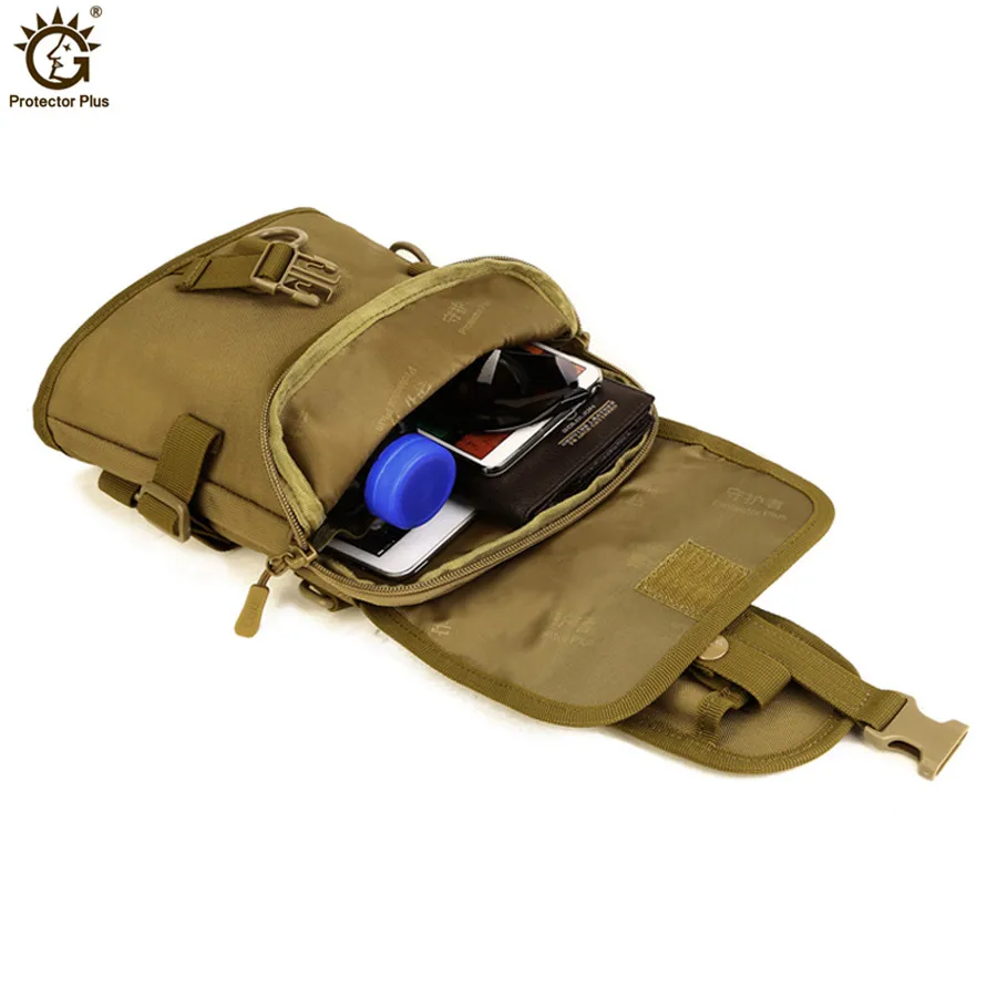 Men Chest Bags Casual Waterproof Oxford Crossbody Bags Small Sling Single Shoulder Bags Tactical Travel Chest Pack Male
