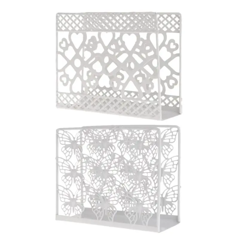 

Metal Napkin Serviette Holder Dispenser Paper Tissue Rack Home Party Table Decor