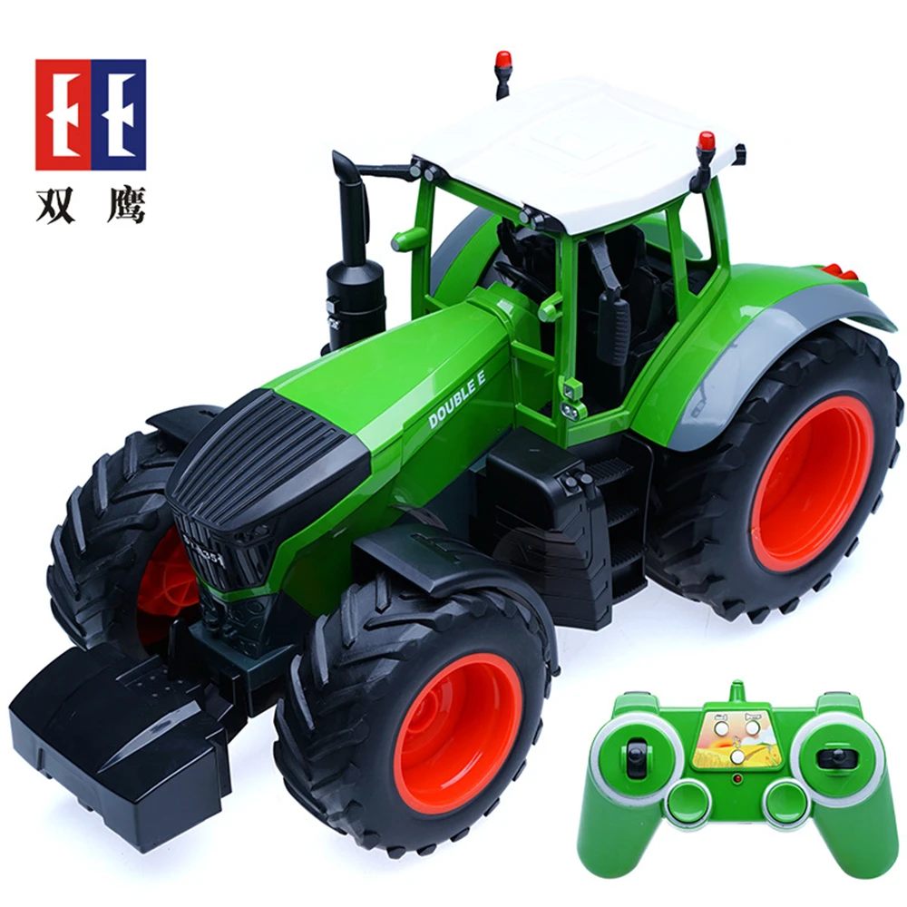 

Electric Rc Plastic Trucks Toys 6 Channel 2.4g 1:16 Farm Tractor Toys Engineering Machine Remote Control Model Toys With Battery