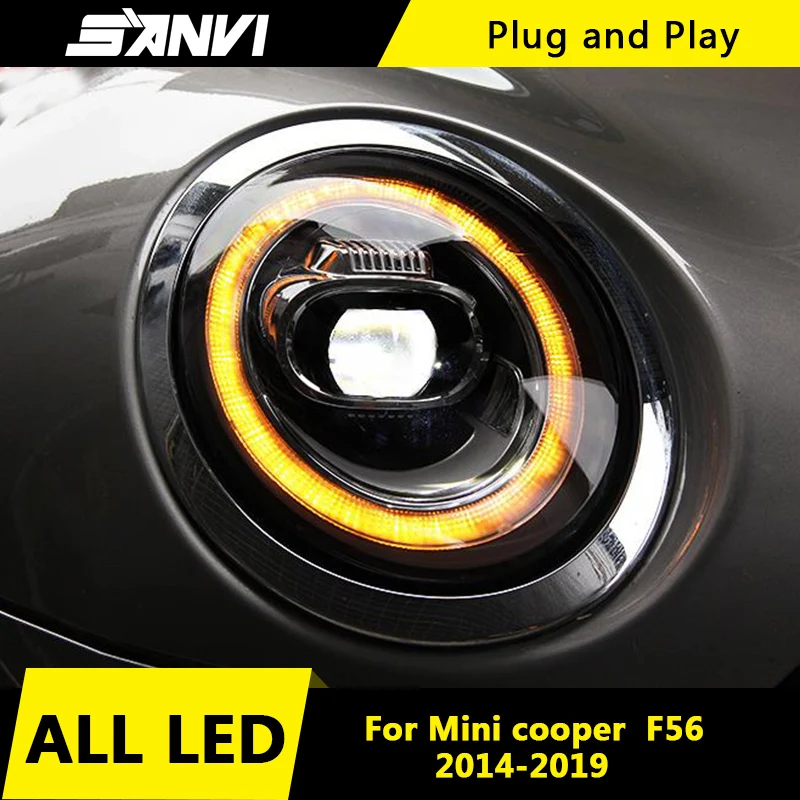 ^*Best Offers Car Styling for BMW Mini Cooper F56 2014-2019 All Headlight assembly With Super Bright Bi LED Projector Lens Fashion LED DRL ^*Best Offers Car Styling for BMW Mini Cooper F56 2014-2019 All Headlight assembly With Super Bright Bi LED Projector Lens Fashion LED DRL