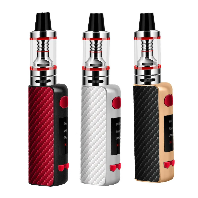 Новый vape электронная сигарета mod дым ручка кальян мини 80 Вт Starter Kit 510 металлический корпус 2,5 мл vaporizador электронных сигарет вейпер