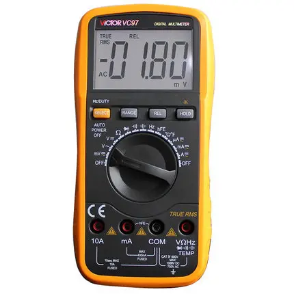 

Fast arrival Victor VC97 3 3/4 Auto Range Digital Multimeter