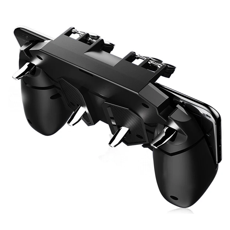 AK66 Pubg Mobile Gamepad Pubg Controller Six Finger All-in-One Trigger L1r1 Fire Buttons for iPhone Android IOS