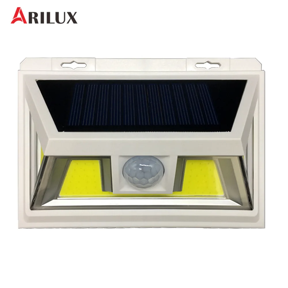 ARILUX 10W PIR Motion Sensor Solar LED Light 66 COB LED Waterproof Light Outdoor Wide Angle Wall Lamp ARILUX 10W PIR Motion Sensor Solar LED Light 66 COB LED Waterproof Light Outdoor Wide Angle Wall Lamp