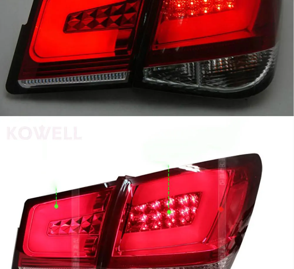 KOWELL автомобильный Стайлинг для Chevrolet Cruze 2009- задние фонари светодиодный задний фонарь задний багажник крышка лампы drl+ сигнал+ тормоз+ обратный