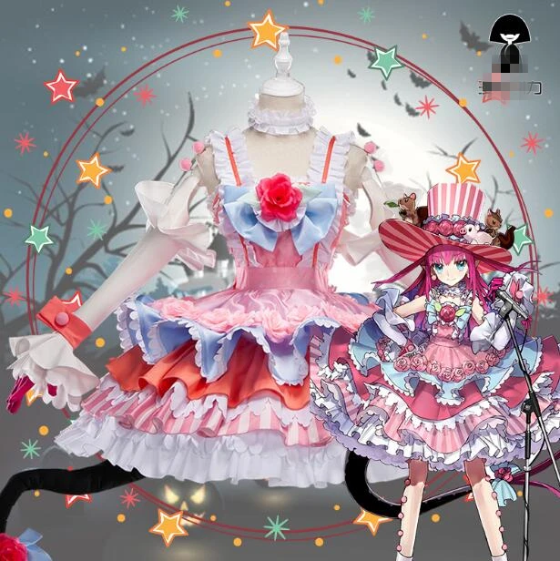 

Fate Grand Order Elizabeth Bathory FGO Caster Cosplay Costume Lolita Dress Woman Gorgeous Dress