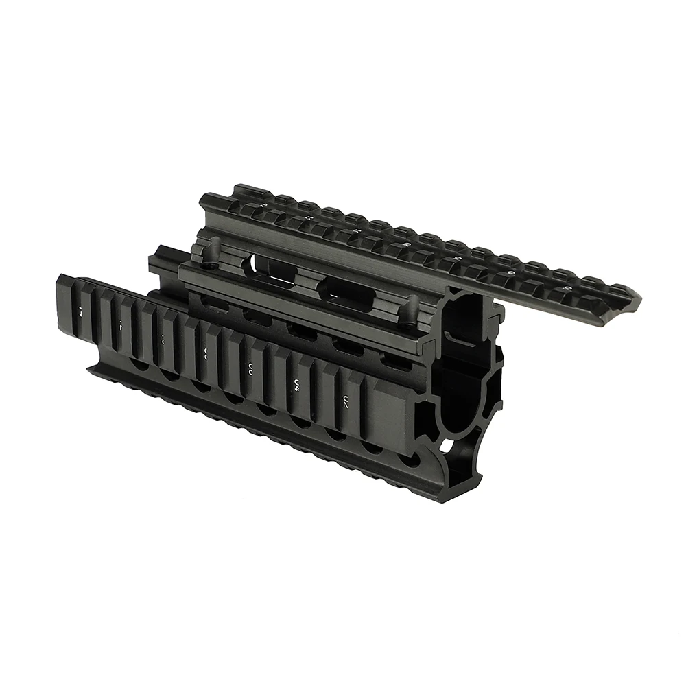 Ohhunt Тактический АК Handguard RIS Quad Rail системы стандартный Пикатинни Вивер крепление рельсового прицела для AK47 74 AKs