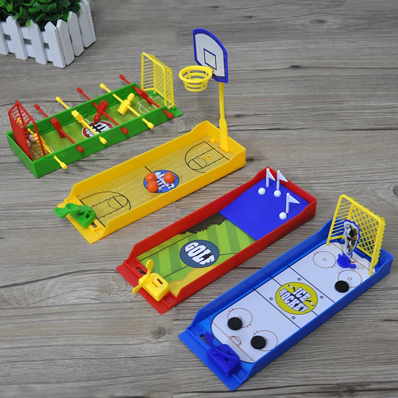 

1pcs Desktop Finger Shooting Board Games for Children Basketball Football Golf Shot Board Game Adult Kids Family Toy Gifts
