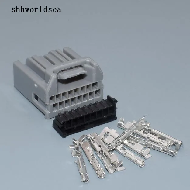 shhworldsea 1.0mm 16pin auto car electric 16way female automotive