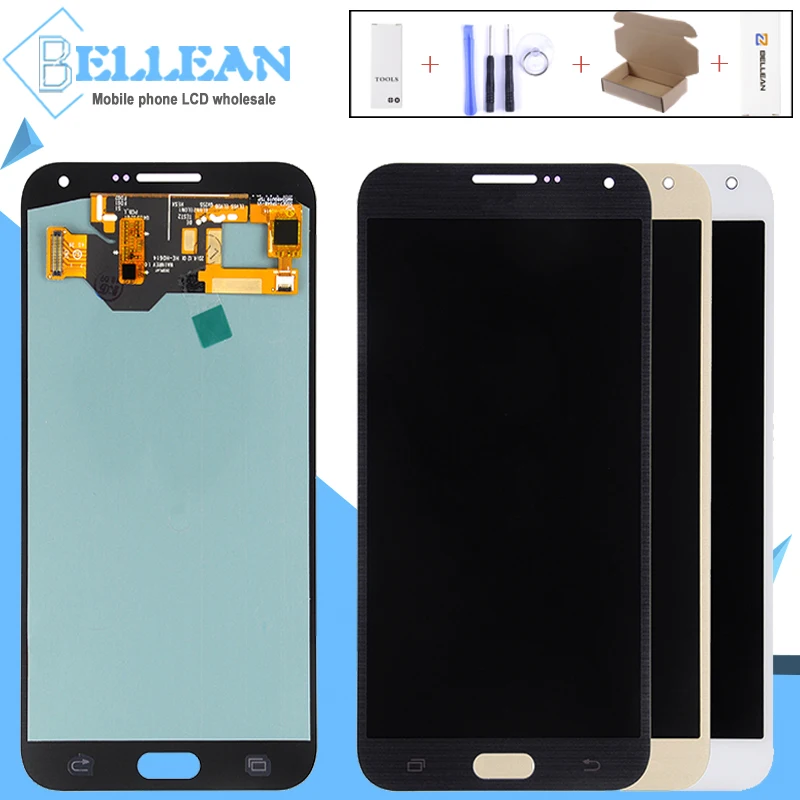 

Catteny E700 Lcd Touch Screen Digitizer Assembly For Samsung Galaxy E7 LCD E700H E700F Display With Panel Screen Free Shipping