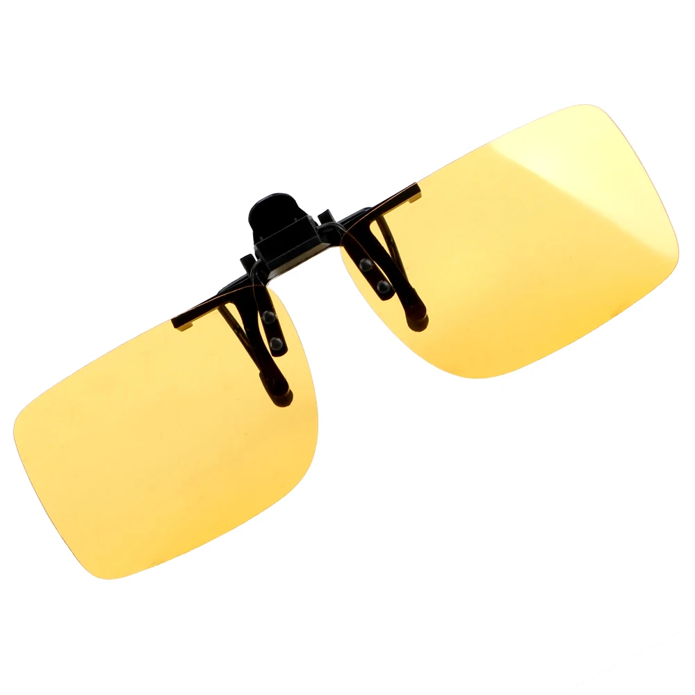 Polarized Sun Glasses Driver Goggles Anti-UVA UVB Interior Accessories Driving Night Vision Lens Clip On Sunglasses