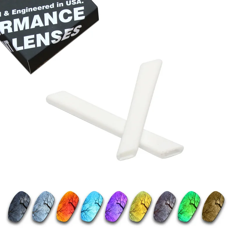 Millerswap Polarized Replacement Lenses & White Ear Socks for Oakley Split Jacket Sunglasses - Multiple Options