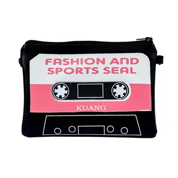 

Hot Selling Little Girl Tape Shape Crossbody Bag Fresh PU Leather Shoulder Bags For Women Cartoon Printing Pattern Handbags F367
