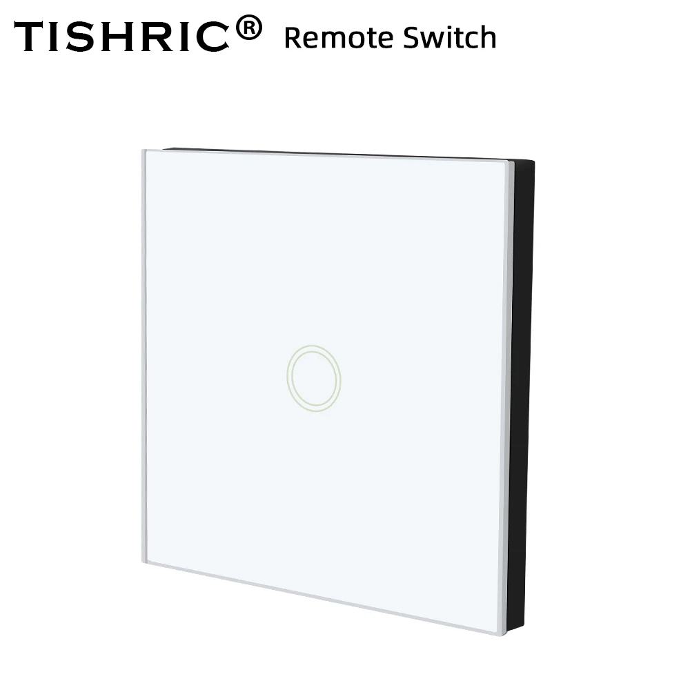 

TISHRIC NEW 433MHZ 86 Type RF Remote Wireless Glass Touch Panel Remote control Transmitter Automation Modules 1/2/3 Gang