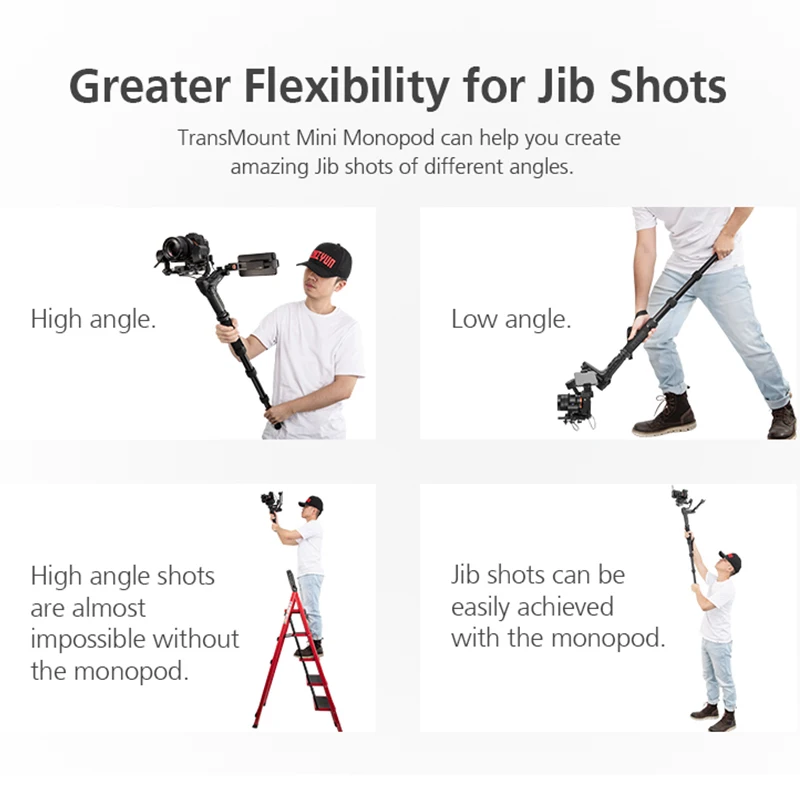 ZHIYUN Official Extend Telescopic Monopod Tripod
