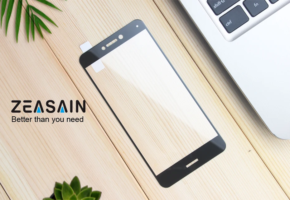 2 Pack Original ZEASAIN 9H 2.5D Full Cover Tempered Glass Screen Protector For Huawei P8 Lite P8Lite 2017 Safety Glass Film (6)