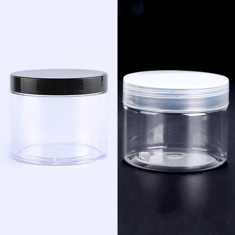 

6/12/24 pcs 50ml Refillable Face Cream Jar Cosmetic Container Plastic Empty Storage Pill Jars with Cover