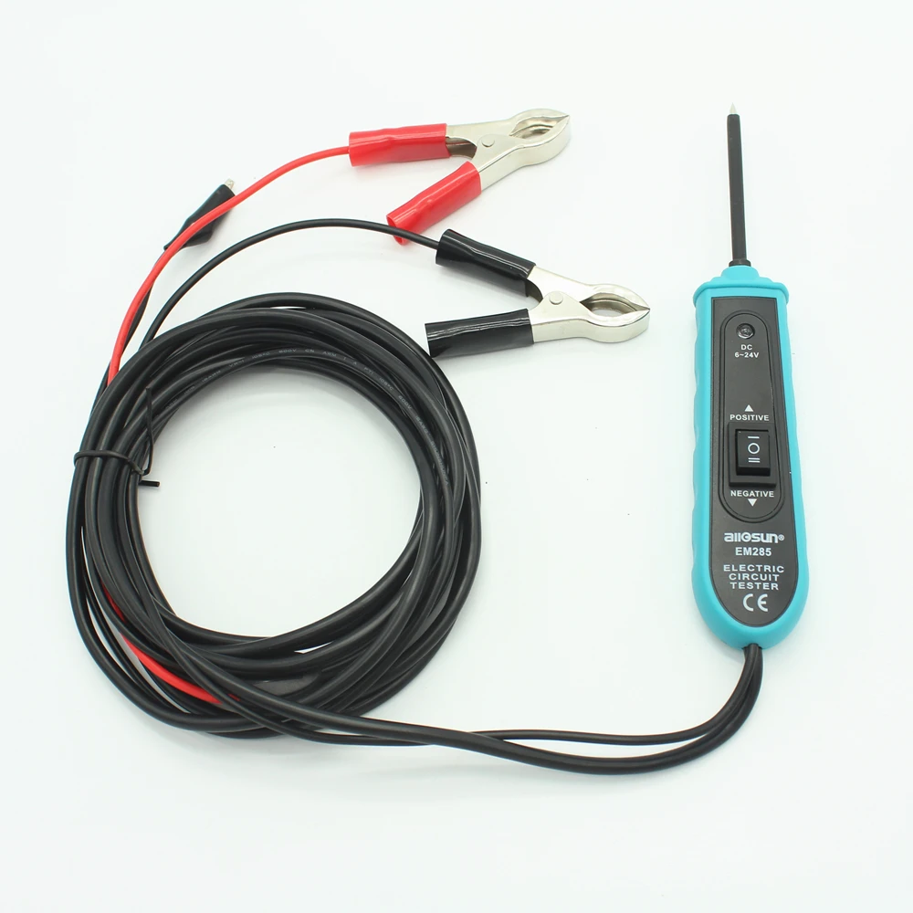 Car Diagnostic Repair Tool EM285 6-24V DC Probe Car Electric Circuit Tester Automotive Tester Electrical System Diagnostic Meter