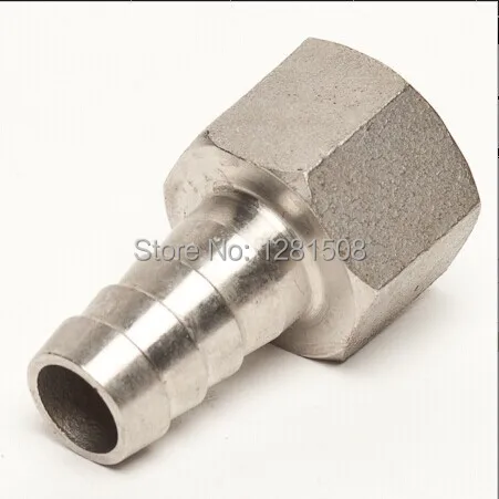 

304 Stainless Steel Hose Barb - 1/2" FPT x 1/2"Barb, Homebrew Hardware, Pump fitting for beer brewing free shipping