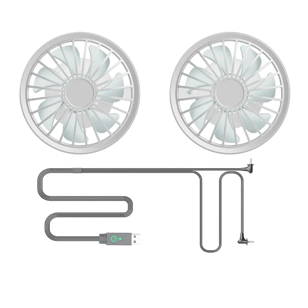 Кондиционер вентилятор для одежды кулер для одежды 5 в бесщеточный мотор наружное рыболовное высокоскоростное охлаждающее приспособление вентилятор - Цвет: White