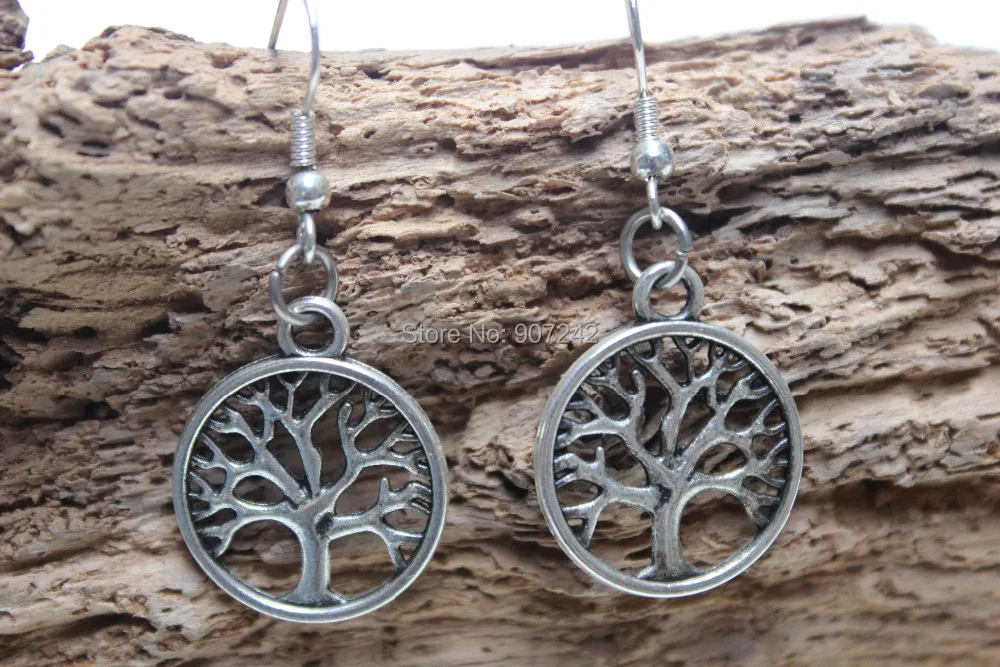 charm natural tree Jewelry pendant earring retro style | Украшения и аксессуары