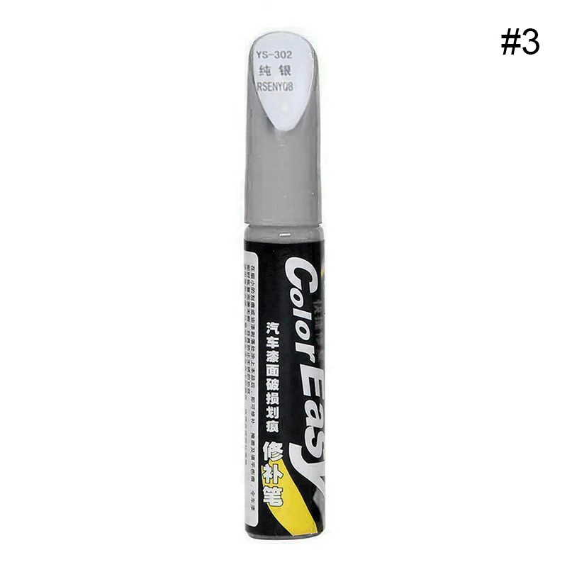 4 Color Car Scratch Repair Fix It Pro Car Care Scratch Remover Maintenance Paint Care Car Paint Pen Car-styling Auto Accessories - Цвет: Серебристый