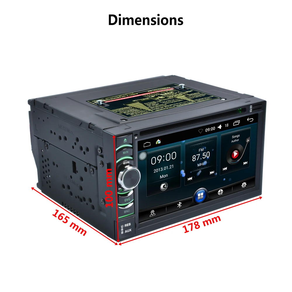 Perfect 6116 2 DIN Android 6.0 Auto Radio Octa Core 6.5 Inch Universal Car DVD Player GPS Stereo Audio Head Unit Support DAB DVR OBD 3 Perfect 6116 2 DIN Android 6.0 Auto Radio Octa Core 6.5 Inch Universal Car DVD Player GPS Stereo Audio Head Unit Support DAB DVR OBD 3