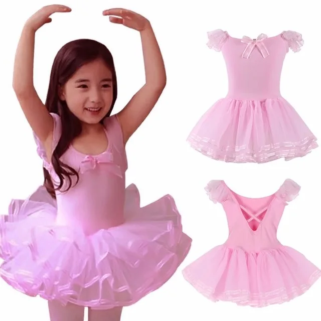 Детская одежда из хлопка с блестками и бабочками; профессиональная балетная пачка; гимнастическое трико; танцевальный костюм для девочек; жилет; платье-пачка для малышей