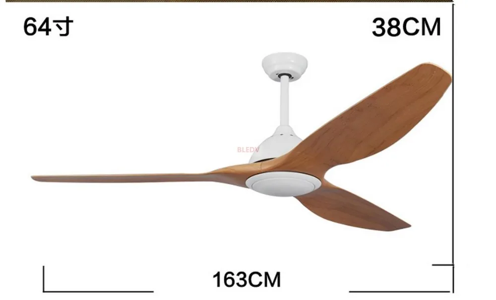 64 дюймов Роскошные скандинавские креативные потолочные вентиляторы D 110 V/220 V американский Ретро дистанционный потолочный вентилятор Ventilador De Techo
