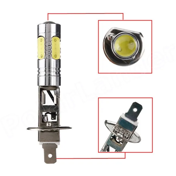 Новый приходить 12 В 2 шт. H1 7.5 Вт Led Чипы Белый автомобилей противотуманные фары