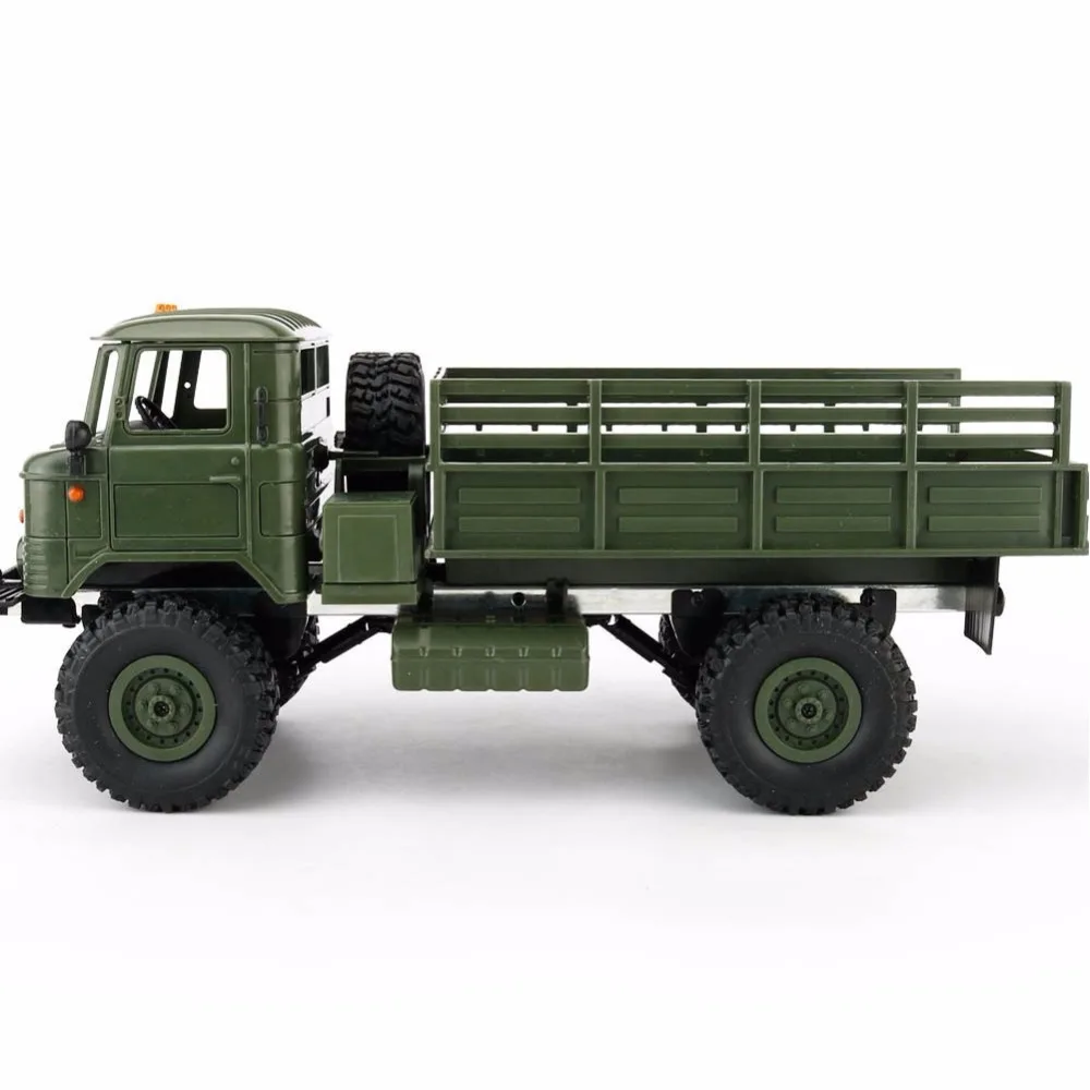 WPL B-24 пульт дистанционного управления военный грузовик DIY внедорожный 4WD RC автомобиль 4 колеса багги привод скалолазание GAZ-66 автомобиль на день рождения подарок игрушка