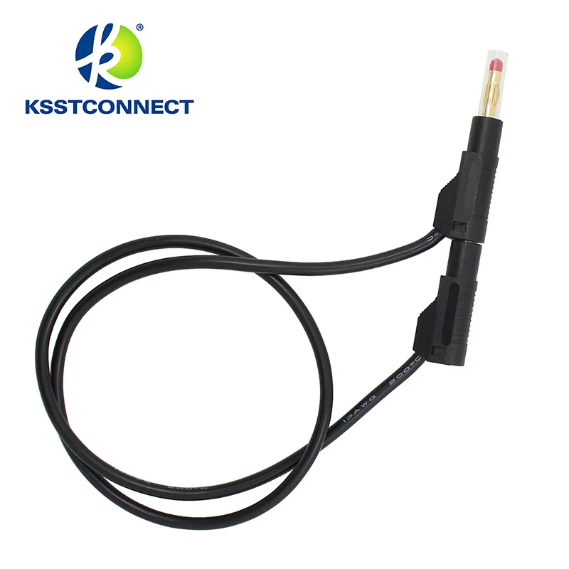 TL470G длина = 2 0 метров Высокое качество 13awg2.5seq мм гибкие силиконовые тестовые